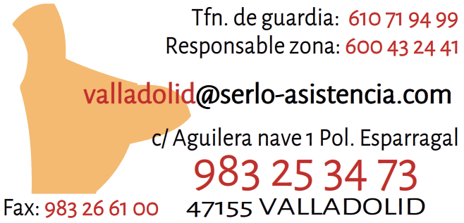 Teléfonos y dirección postal de Grupo Serlo en Valladolid