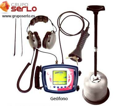 Geófono para localizar Arquetas